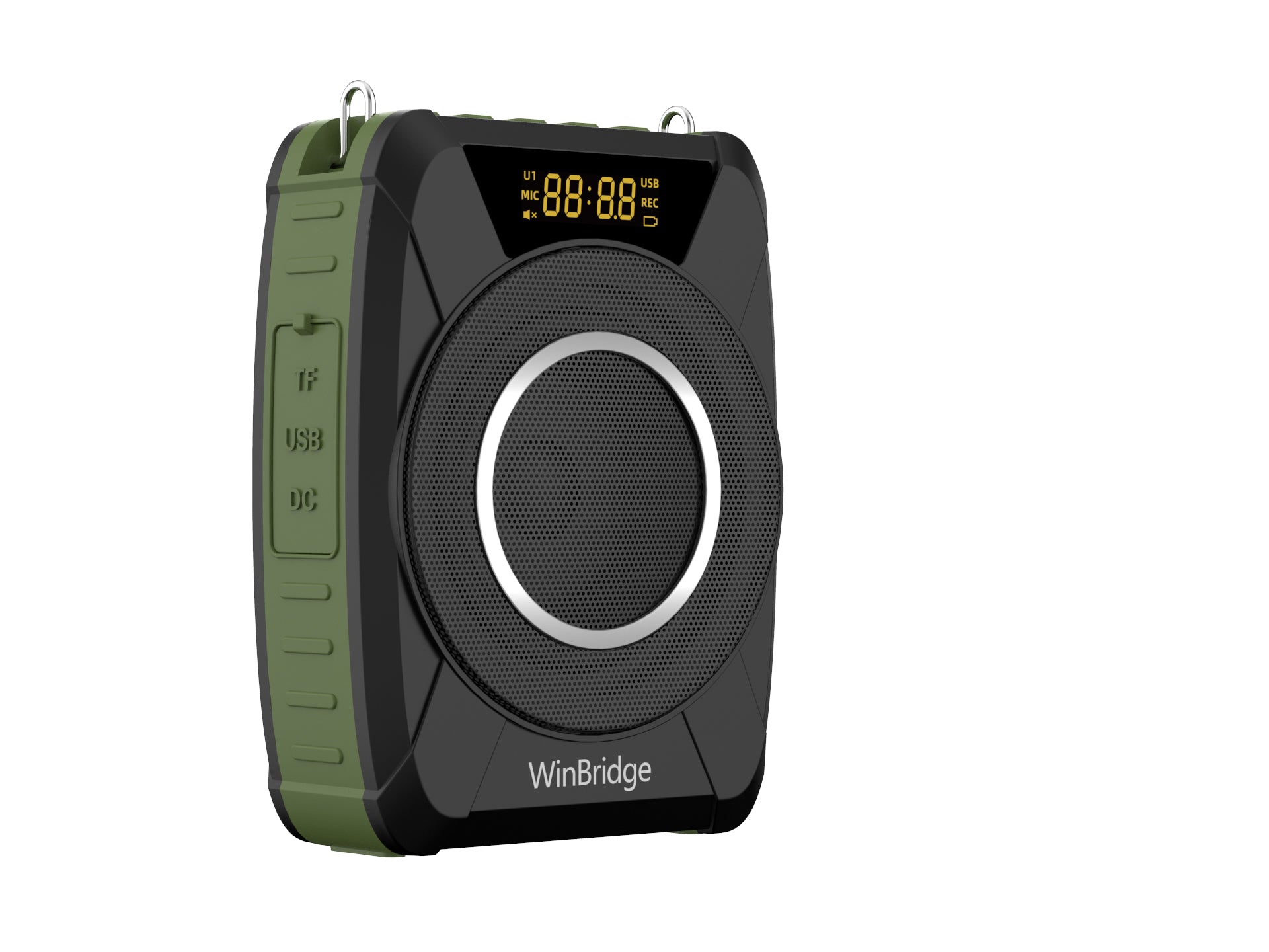 WinBridge M801 20W Voice Amplifier With Wireless Microphone Headset Waterproof with Siren Noise Feature