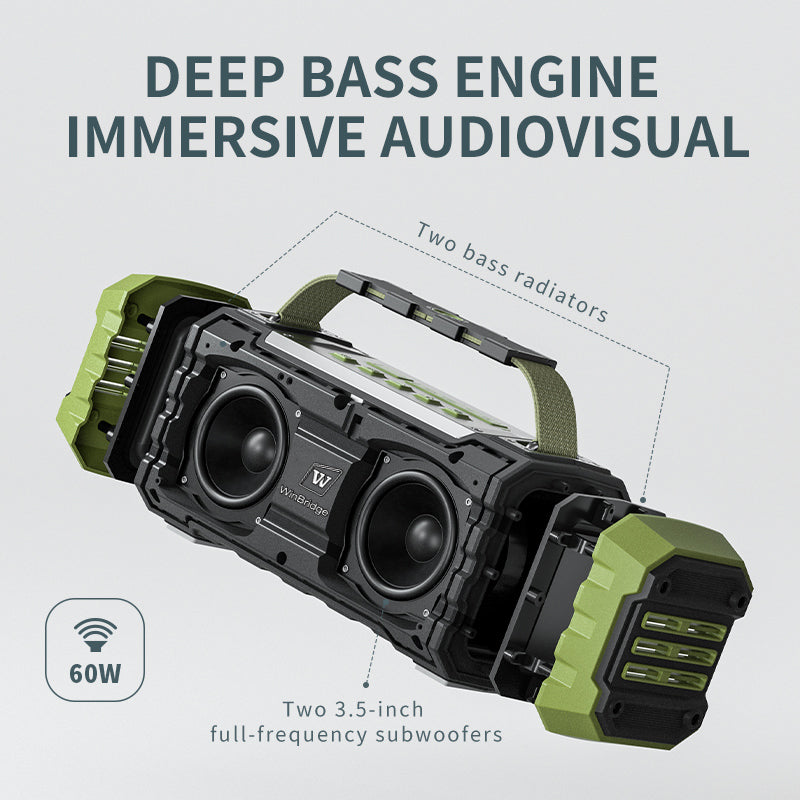 K30 Portable speaker with Wireless microphone for camping and outdoor activity