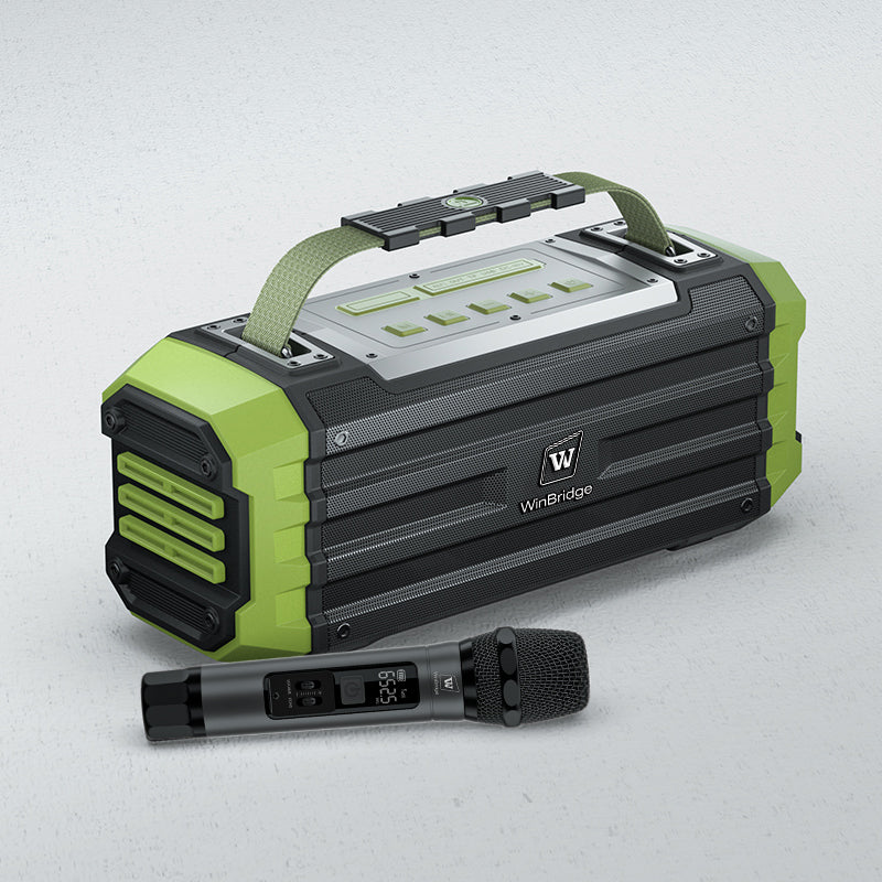 K30 Portable speaker with Wireless microphone for camping and outdoor activity