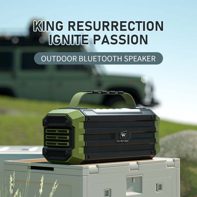 K30 Portable speaker with Wireless microphone for camping and outdoor activity