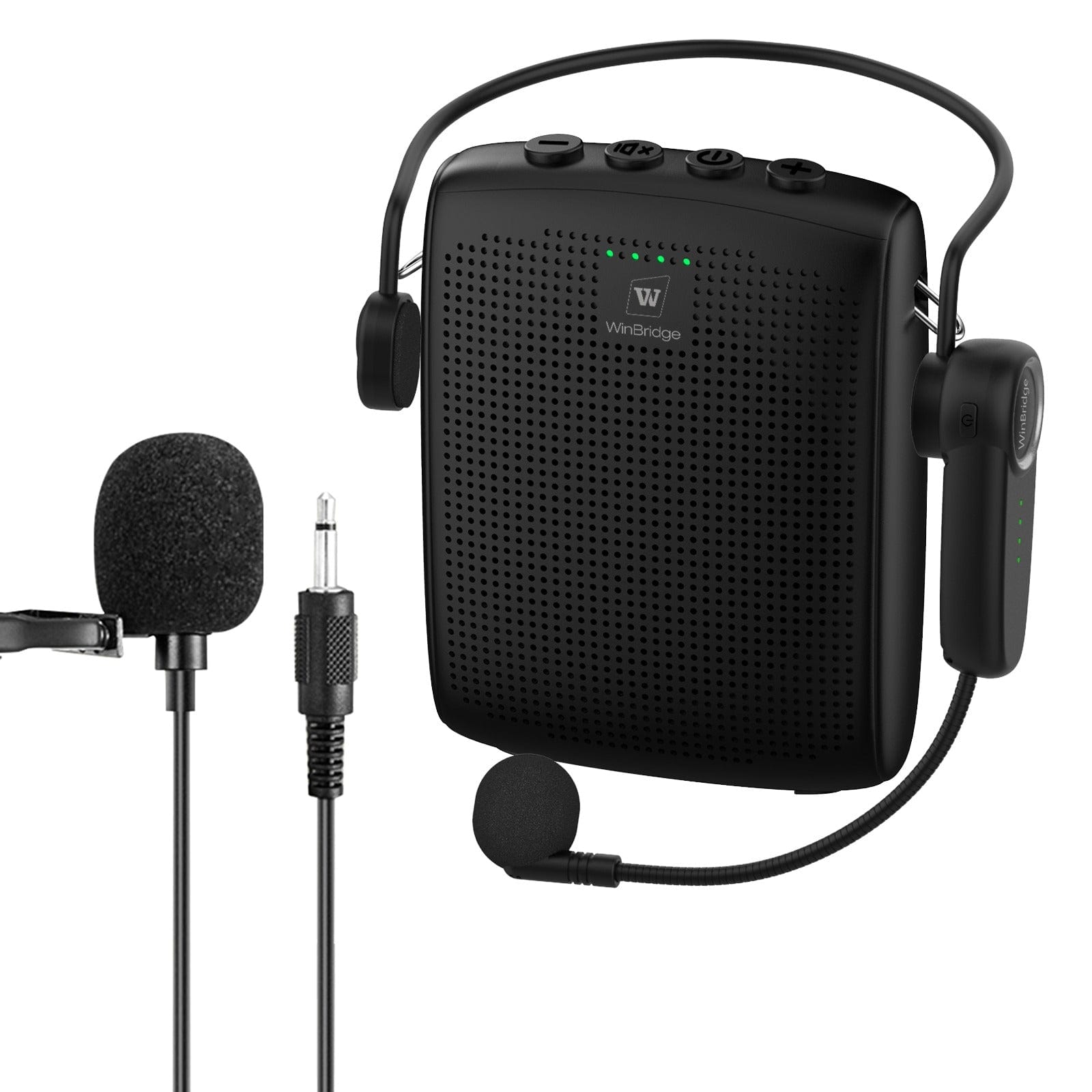 WinBridge WB002 Voice Amplifier Rechargeable Bluetooth with Wireless Headset Microphone